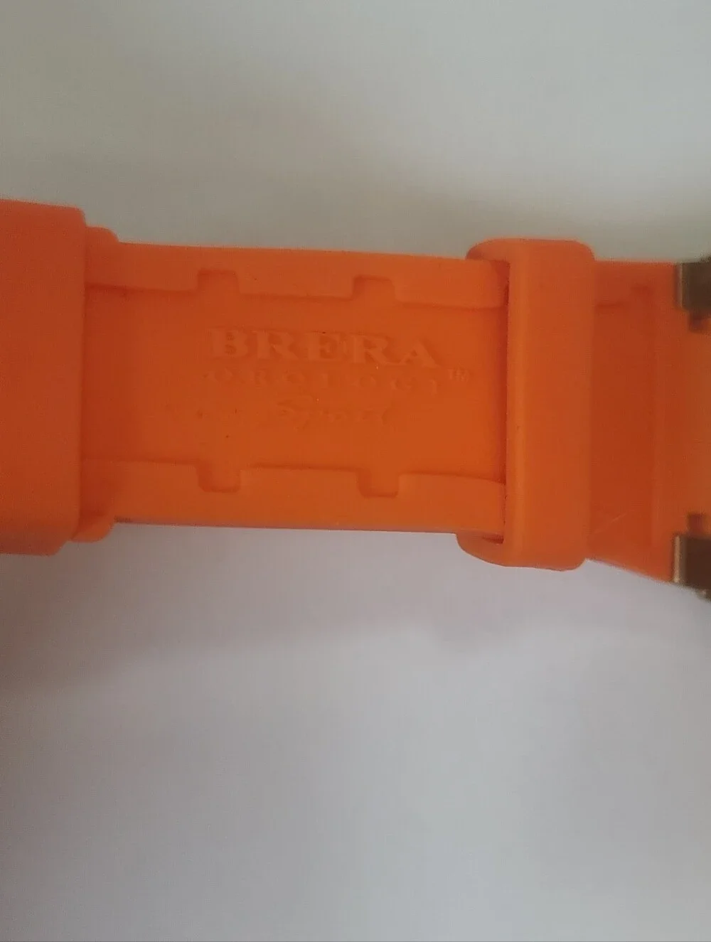 Brera Orologi Digital Sport Orange Band Watch